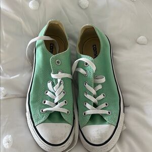 Converse Mint Green Canvas Sneakers